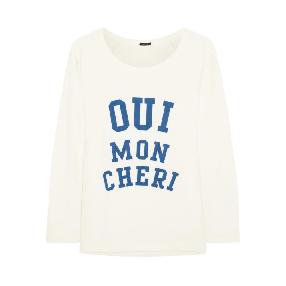 SOLD__J. Crew | Oui Mon Cherie Sweater Top | S - Picture 1 of 3
